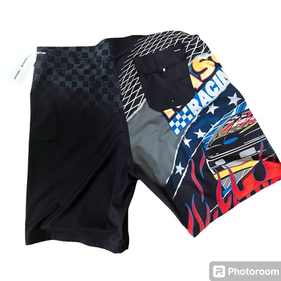 Hurley X NASCAR Phantom Racing Board shorts 34 - Picture 2 of 6